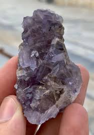 305 CTS Natural Purple Cubic Fluorite Mineral Crystal ...