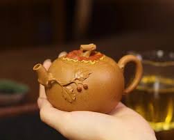 150cc chinese Yixing Handmade Zisha teapot Duan ni Persimmon Gongfu Tea Pot | eBay
