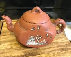 Vintage Ceremonial Chinese Small Leaded Yixing Zisha Red Clay , Terracot ,signed Tea Pot , Marked on Base - Etsy
