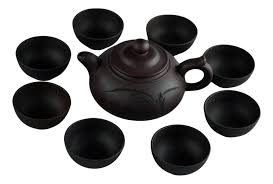 Amazon.com: LCAIPNYF 9 Piece Fine Yixing Zisha Purple ...