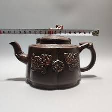 7" Yixing Zisha clay Handmade Auspicious patterns Kung Fu tea regimen teapot | eBay