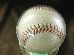 Lot - Autographed Baseball-1960's Phillies