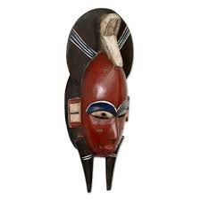 NOVICA Senufo Monkey Mask African Wall Mask | GreaterGood