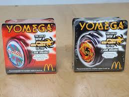 2 NEW MCDONALD'S YOMEGA YO-YO's BLACK & RED E1 | eBay