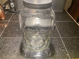 Large 13” Yorkshire Glassware Lidded Glass Storage Jar ...