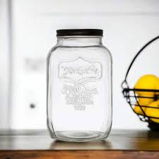 Hello Honey® 1gal Glass Jar with Black Metal Lid | Michaels