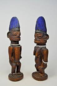 Sold at Auction: PAIR OF YORUBA IBEJI TWIN IDOLS