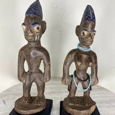 Hand Carved Large Eneji Statue Figure Nigeria 9" X 3" - Etsy India