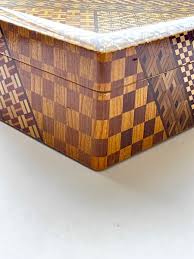 Yoseki" Handicraft Mosaic Wood Box, Vintage 1992, JAPAN | eBay
