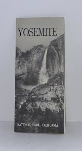 Yosemite National Park brochure, California, c. 1962 advertising ephemera | eBay