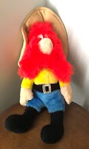 Vintage Yosemite Sam 14" Plush Doll Looney Tunes Warner Bros ...