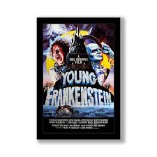 YOUNG FRANKENSTEIN - 11x17 Framed Movie Poster by Wallspace ...
