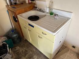 Stumbled upon a rare “Olympia Kitchen Kabinet” steel cabinet ...