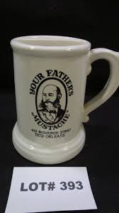 Sold at Auction: Your Father's Mustache mug, Bourbon Street New Orleans, McCoy Pottery
