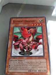 ELEMENT DRAGON SOD-EN023 1st Edition Yu Gi Oh! Card ...