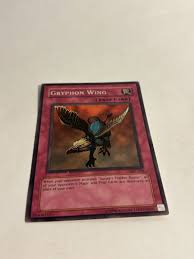 vintage Gryphon Wing - SDP-050 Yu Gi Oh! Yugioh! Foil Holo Super Rare | eBay