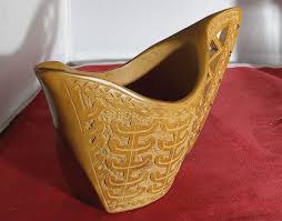 Vtg Ceremonial Wedding Cup, Handcarved Folk Art Wood Cup Or ...