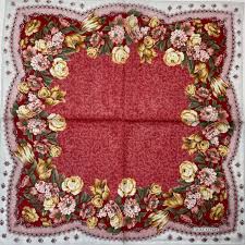 Laura Ashley Vintage Handkerchief 19 X 19 Inches - Etsy Israel