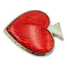 Vintage Yves Saint Laurent YSL Signed Spades Brooch & Pendant | eBay