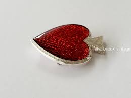 Vintage Yves Saint Laurent Heart Brooch/pendant - Etsy