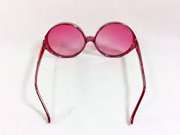 1990s Does 1970s Holographic Pink Oversized Dr. Peepers Sunglasses