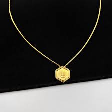Christian Dior Vintage Gold Plated CD Hexagon Logo Pendant Necklace - Etsy Canada