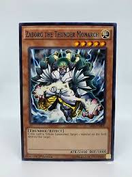 Yu-Gi-Oh! TCG - Zaborg The Thunder Monarch (SR01-EN005 ...