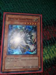Yu-gi-oh Card Yu-Gi-Oh! Zaborg The Thunder Monarch Super ...