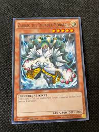 Zaborg the Thunder Monarch - SR01-EN005 - Common - 1st ...