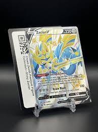 Zacian V (Shiny) - SWSH292 - SWSH Black Star Promo Pokemon TCG W/Box Code Card! | eBay