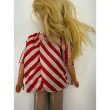 Mattel Barbie Skipper Doll Vintage 1967 Blonde Hair Red White Striped Shirt - Etsy