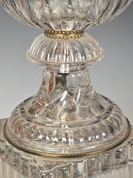 Pair of Paul Hanson Baccarat Style Lamps For Sale at 1stDibs