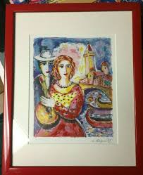 Zamy Steynovitz Beauty and Beau Serio lithograph Signed ...
