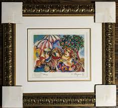 Lot - Zamy Steynovitz Lithograph, Accordion Serenade