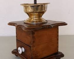 Vintage Coffee Grinder, French, With Drawer, Antique Kitchen ...