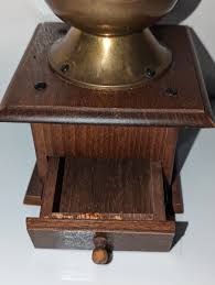 Vintage Wood Metal Hand Crank Coffee Pepper Grinder Mill | eBay