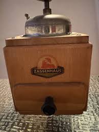 VINTAGE WOOD GERMAN ZASSENHAUS COFFEE GRINDER MILL | eBay