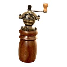 Antique Style Wood Pepper Mill | Top Crank