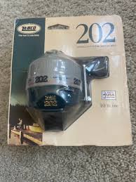 Vintage New Zebco 202 Spin Cast Fishing Reel Classic Made in ...