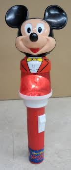 1981 MICKEY MOUSE Red Rotating Strobe FLASHLIGHT World on ...