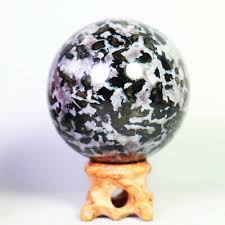 398g Natural Large MERLINITE Tumbled Crystal Ball Shaman ...