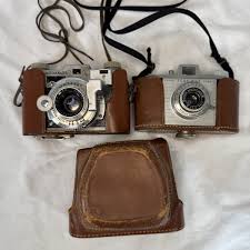 Lot Of 2 Vintage Kodak 35 Camera & Cases Pony 828 FOR PARTS ...