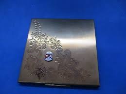 Zell Fifth Avenue Powder Makeup Mirror Compact 3" Gold Tone ...