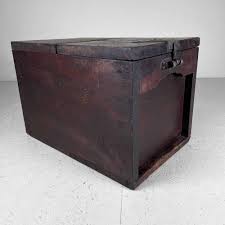 Meiji Wooden Zenibako Temple Charity Box, Japan | Chairish