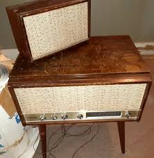 vintage silvertone radio/record player | eBay