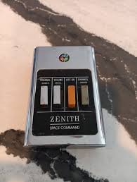 1960's Zenith Space Command 4 Push Button TV Remote Control ...