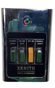 Vintage Zenith Space Command 4 Button 1960's Television ...