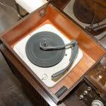 Vintage TELEFUNKEN Deluxe Stereo with Framed Wall Speaker and Record Rack | Grandview Mercantile