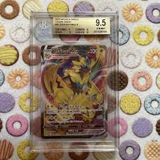 BGS 9.5 Gem Mint Pokemon 2023 Zeraora Vmax R Crown Zenith | eBay