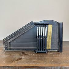 Vintage Oscar Schmidt Natural Black Wooden 23 String Beginner Autoharp | eBay